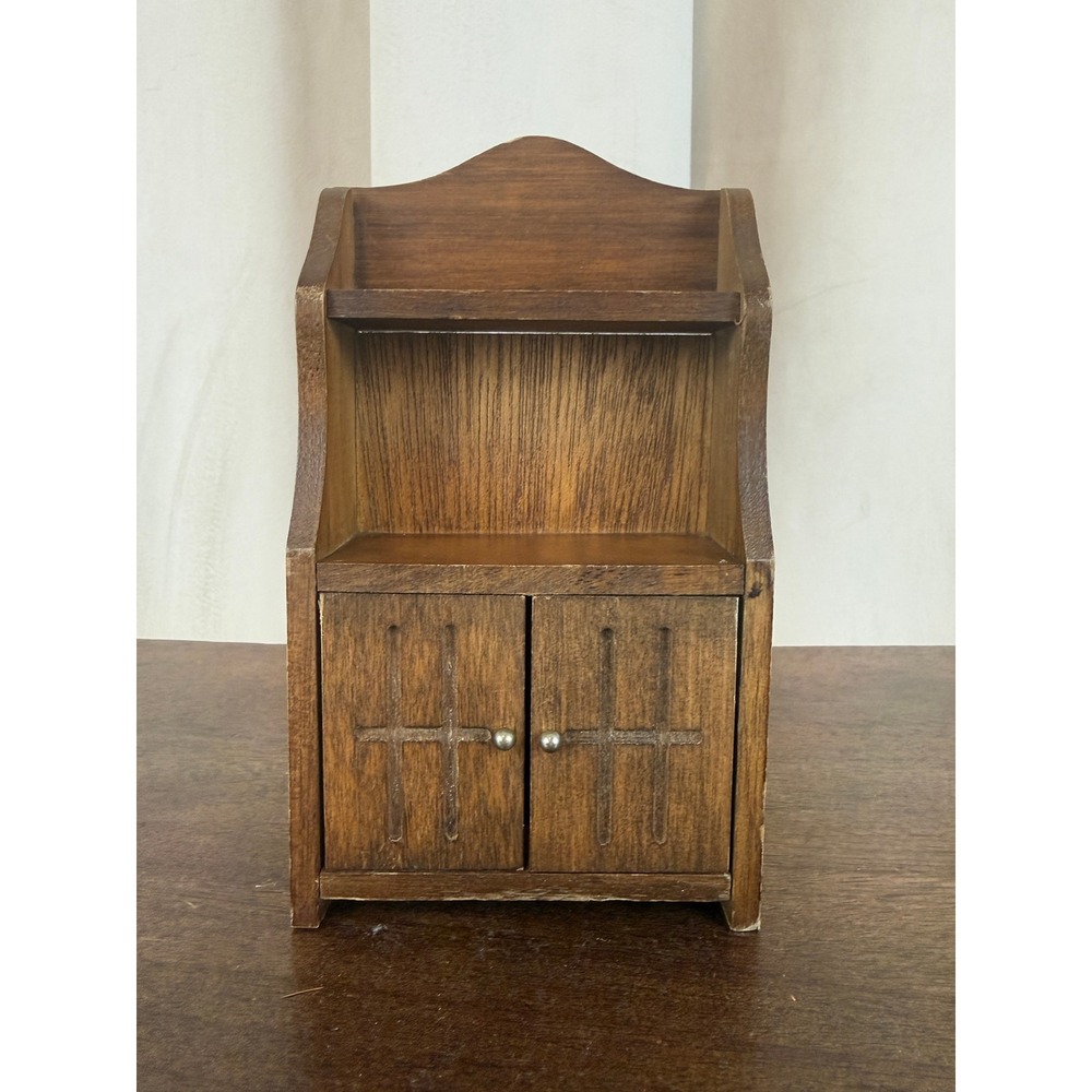 VTG Chadwick Miller Miniature Wooden Dollhouse Furniture Hutch Cabinet 6.5" x 4"